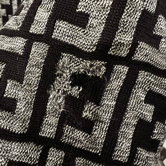 SOLD! Fendi Vintage Zucca Monogram FF Logo Cardigan - Picture 2 of 9